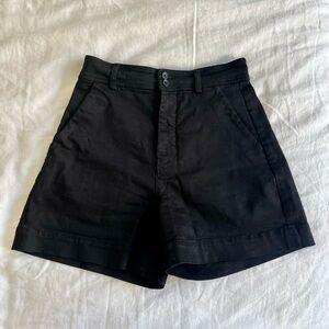 Everlane way high twill short size 4